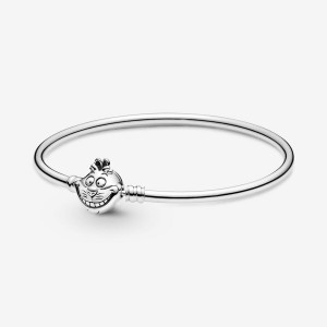 Pandora Alice in Wonderland Cheshire Cat Clasp Moments Bangle Bangles Sterling Silver | 8904-MBLNX