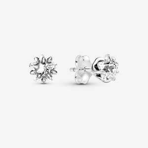 Pandora Celestial Sparkling Stars Stud Earrings Sterling Silver | 8451-KCTDR