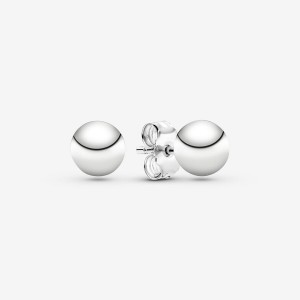 Pandora Classic Beads Stud Earrings Sterling Silver | 9568-BRMPJ