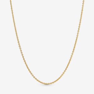 Pandora Classic Cable Chain Necklaces Gold Plated | 2703-OSMAN