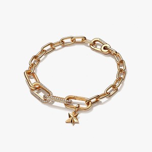 Pandora Link Bracelets Gold | 4789-LTOID