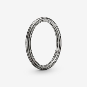 Pandora ME Stackable Rings Ruthenium Plated | 4169-QHBOJ