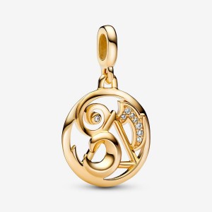 Pandora ME The Elements Medallion Pendants Gold Plated | 5309-OLMJP