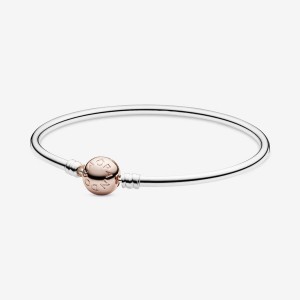 Pandora Moments Bangle Charm Holders Two-tone | 0629-LXVDN