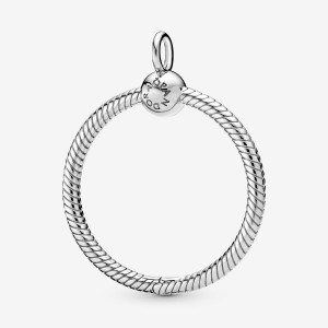 Pandora Moments Medium O Charm Holders Sterling Silver | 8753-PHYRL