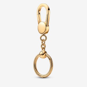 Pandora Moments Small Bag Charm Holders Gold Plated | 8543-YHBDU