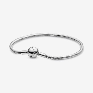 Pandora Moments Snake Charm Bracelets Sterling Silver | 3527-CTFAM