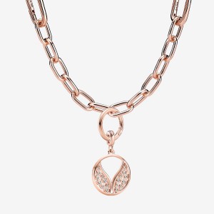 Pandora Pandora ME Link Chain Necklace Chain Necklaces Rose Gold Plated | 4162-FVCRZ