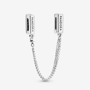 Pandora Safety Clip Safety Chains Sterling Silver | 1460-WOFPI