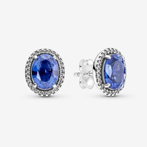 Pandora Sparkling Statement Halos Stud Earrings Sterling Silver | 1054-MCQKY