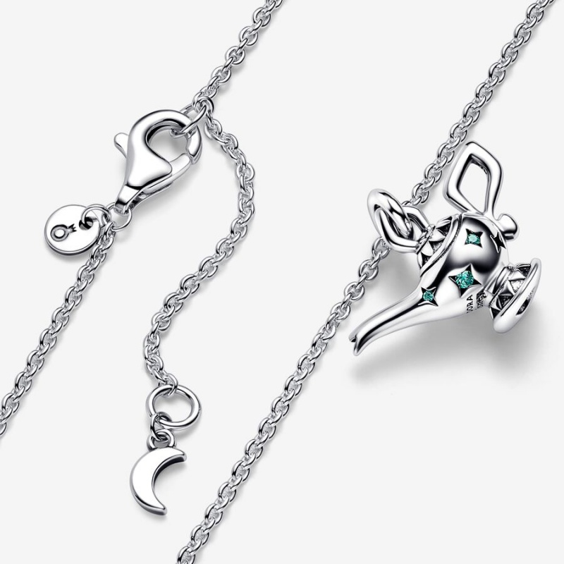 Pandora Aladdin Magic Lamp Collier Chain Necklaces Sterling Silver | 0179-PDYIS