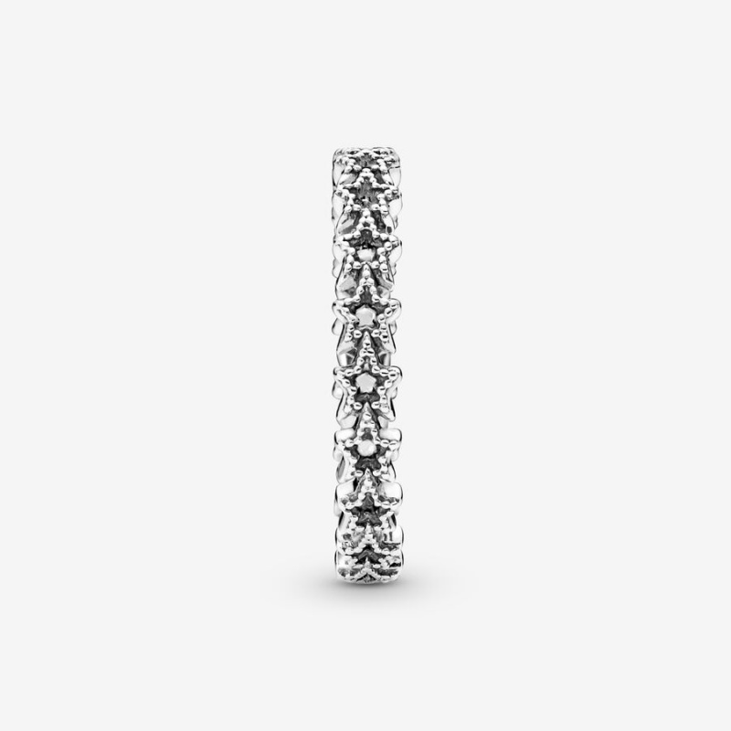 Pandora Band of Asymmetric Stars Band Rings Sterling Silver | 7204-CNOGB