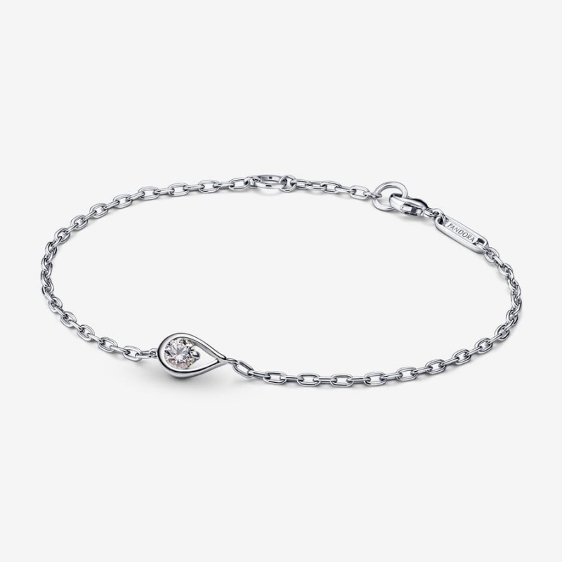 Pandora Brilliance 0.25 ct tw Diamond Bracelets Sterling Silver | 1590-DVKTA