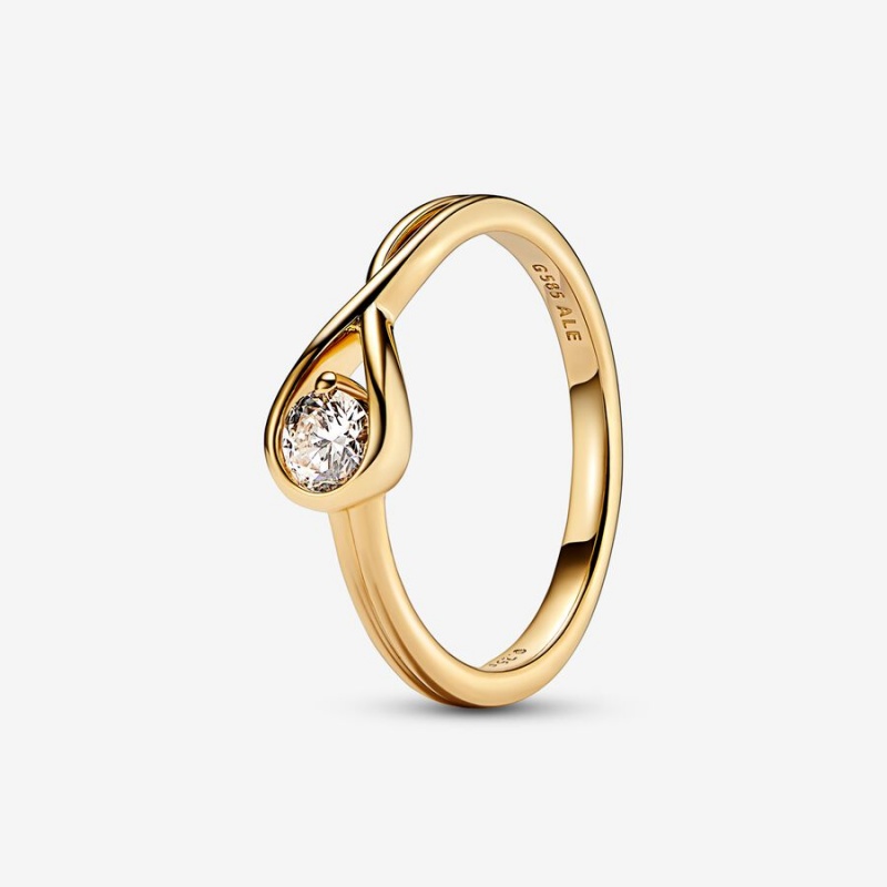 Pandora Brilliance 0.25 ct tw Diamond Rings Gold | 4273-EUHZI