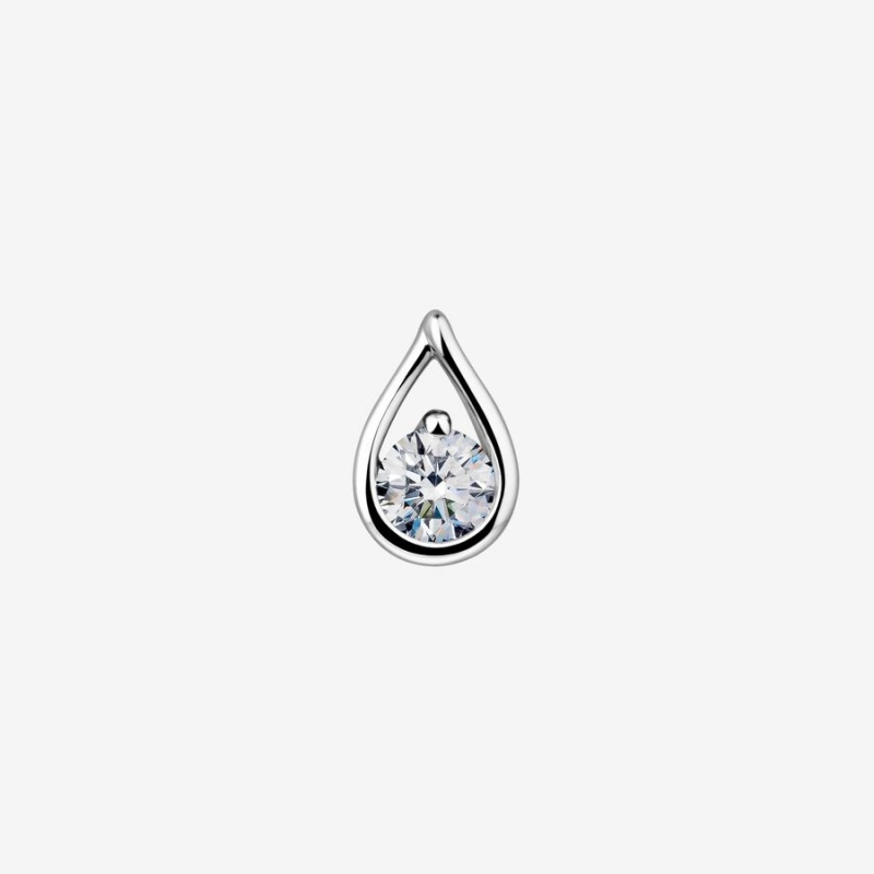 Pandora Brilliance 0.50 ct tw Stud Lab-Created Diamond Earrings Sterling Silver | 1693-DYEUZ