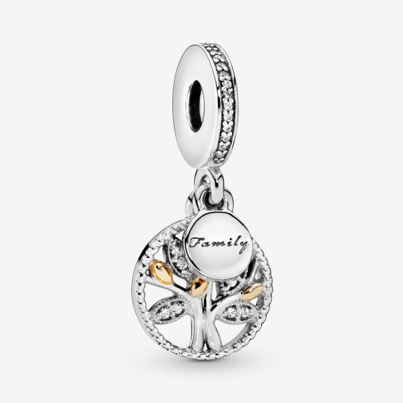 Pandora Charm Holders Gold Plated | 6145-OWLZJ