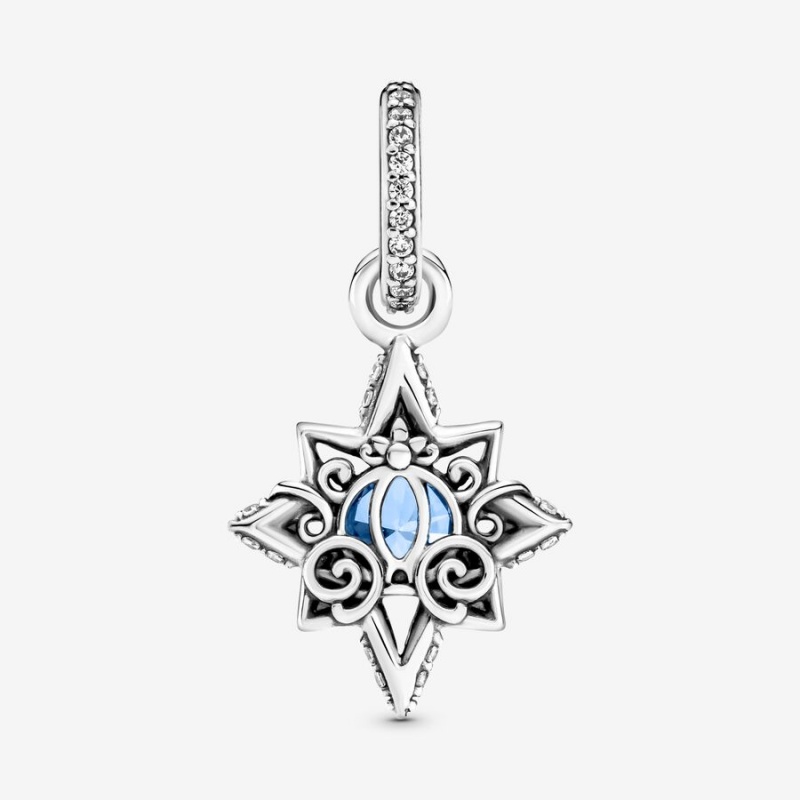 Pandora Cinderella Blue Star Pendants Sterling Silver | 0681-QWLNV