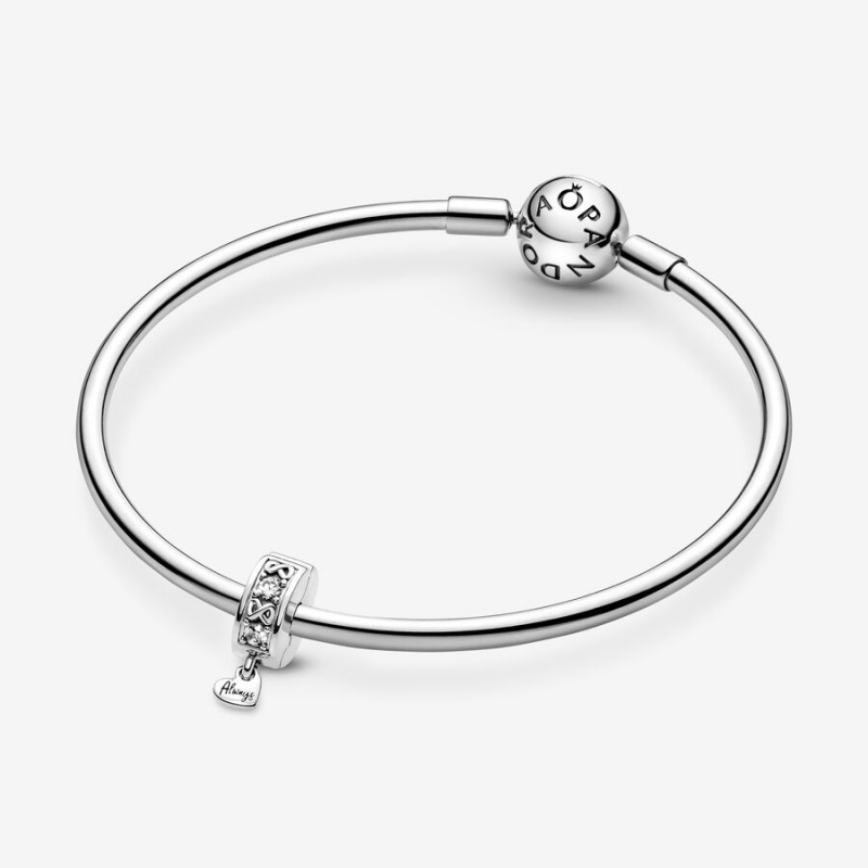 Pandora Family Always Pavé Clip Clips Sterling Silver | 0675-DXPGF