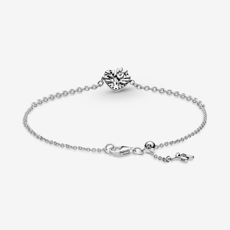 Pandora Heart Family Tree Non-charm Bracelets Sterling Silver | 2543-ZAUJV