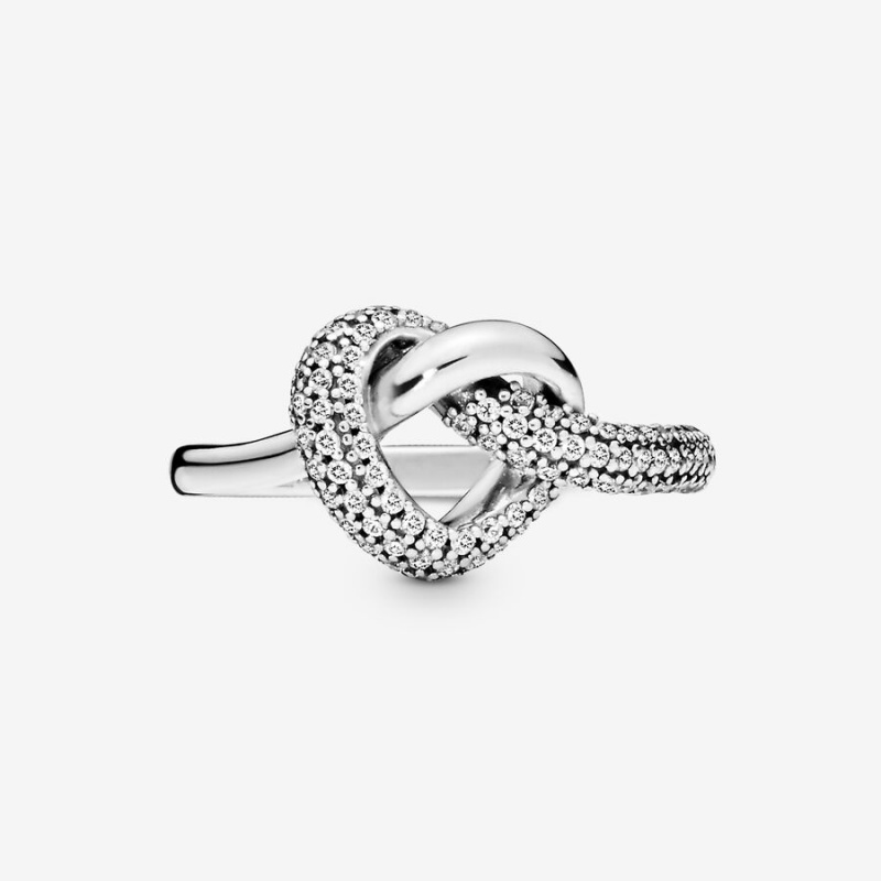 Pandora Knotted Heart & Promise Rings Romantic Jewelry | 3207-IHSWZ