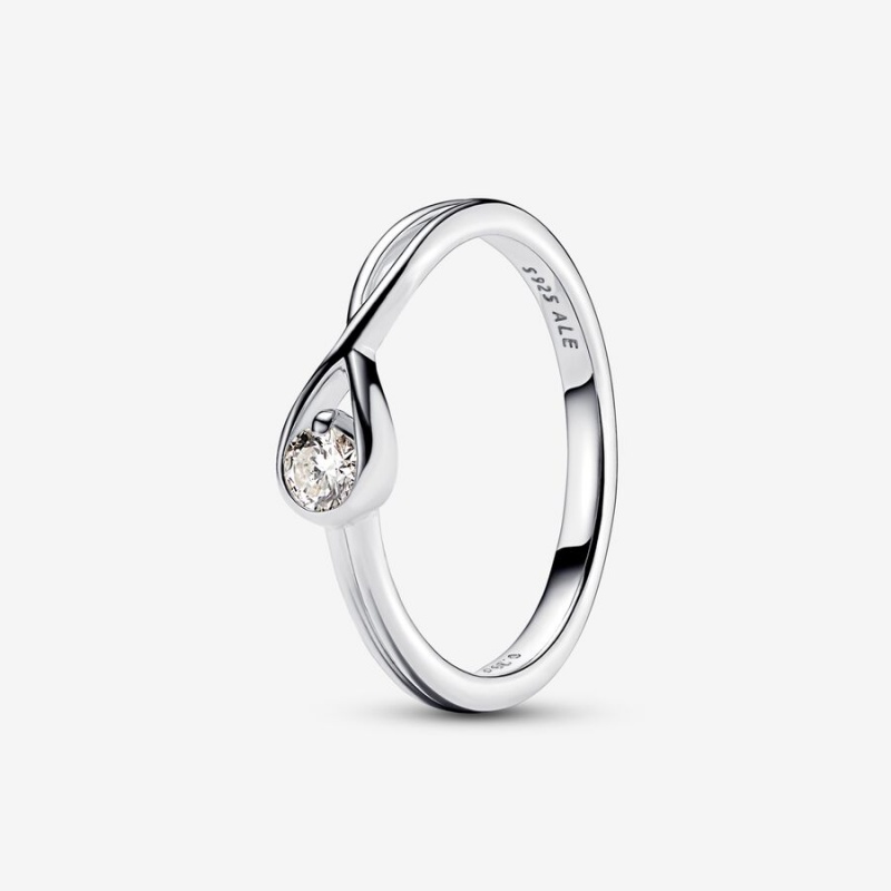 Pandora Lab-created Diamond Styled Sets Sterling Silver | 1473-FAHXV