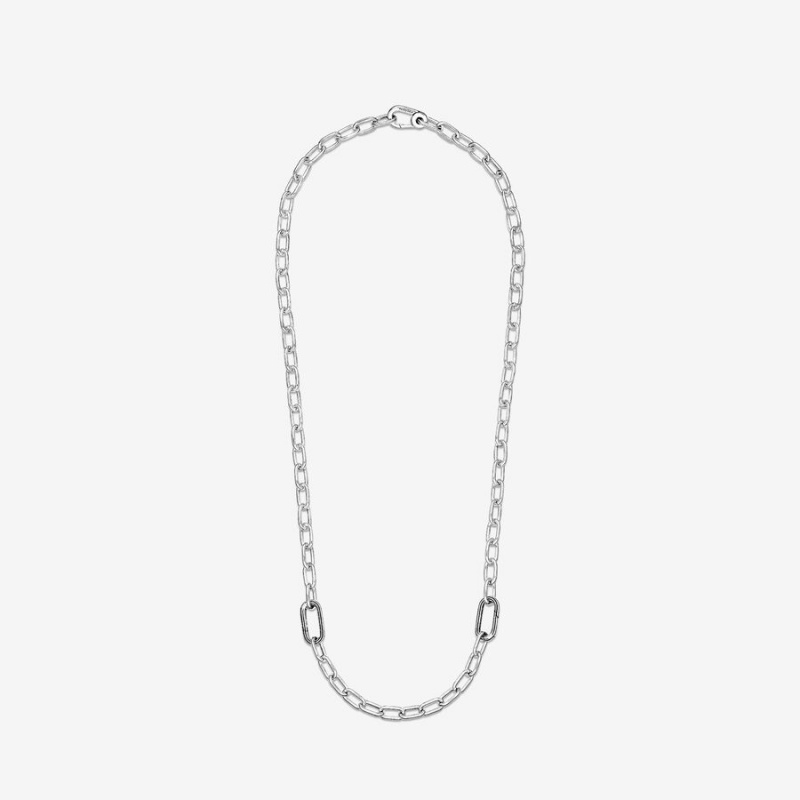 Pandora ME Link Chain Necklaces Sterling Silver | 9231-GVRKZ