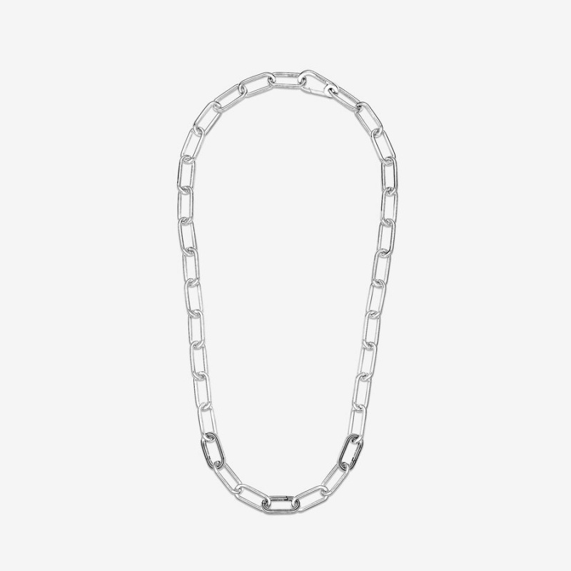 Pandora ME Link Chain Necklaces Sterling Silver | 7285-ZCNSH