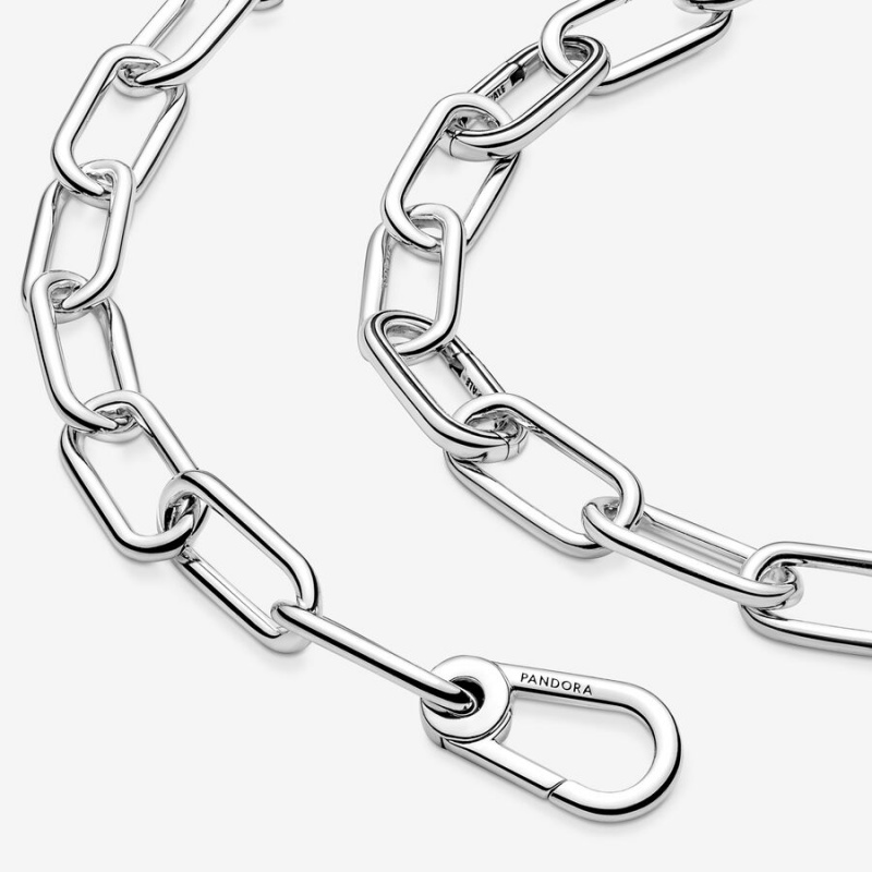 Pandora ME Link Chain Necklaces Sterling Silver | 7285-ZCNSH