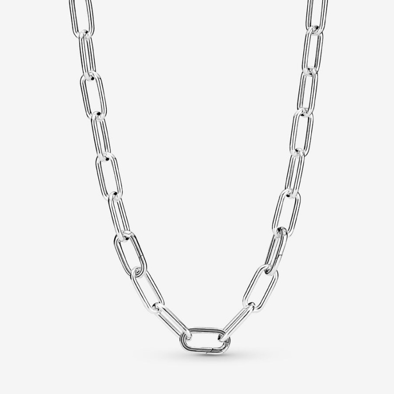 Pandora ME Link Chain Necklaces Sterling Silver | 7285-ZCNSH