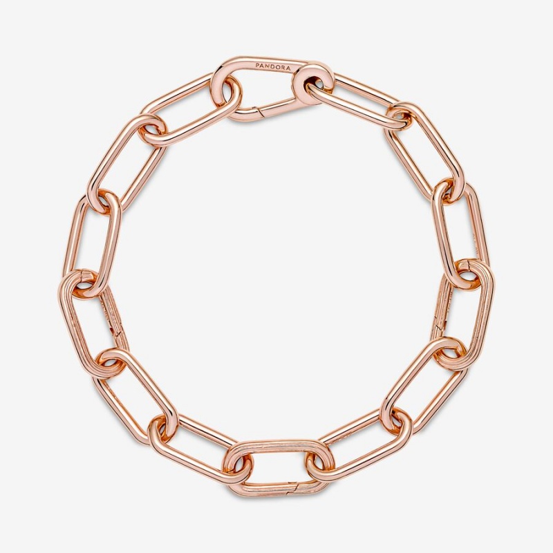 Pandora ME Link Link Bracelets Rose Gold Plated | 8164-SXGFN