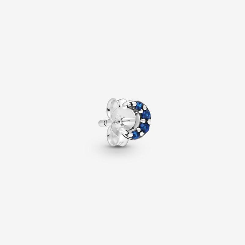 Pandora ME Moon Power Single Stud Earrings Sterling Silver | 2581-MRXEB