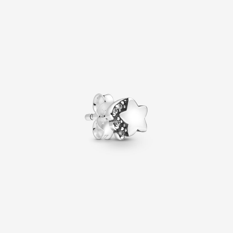 Pandora ME Shooting Star Single Stud Earrings Sterling Silver | 7543-VRKUY