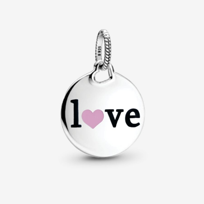 Pandora Mama Love Pendants Sterling Silver | 7054-FXECR