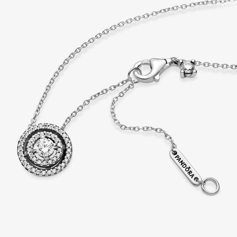 Pandora Necklace & Earring Sets Sterling Silver | 2631-UFCJT