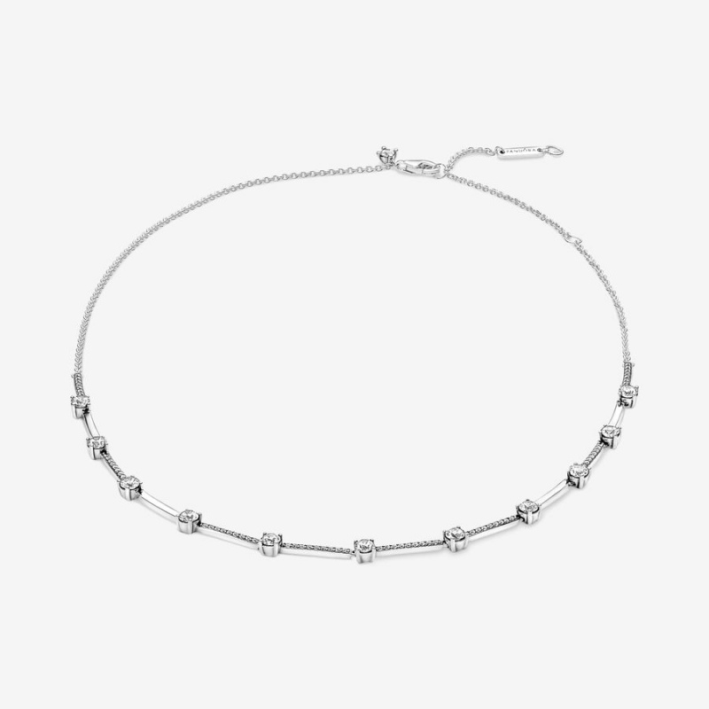 Pandora Necklace & Earring Sets Sterling Silver | 7831-XTKYF