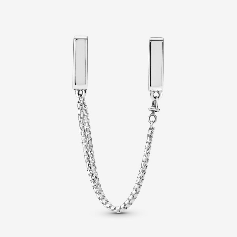 Pandora Safety Clip Safety Chains Sterling Silver | 1460-WOFPI