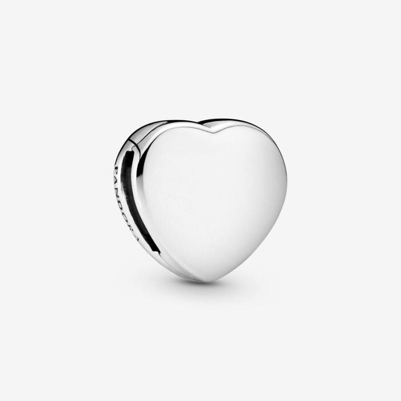 Pandora Simple Heart Clip Clips Sterling Silver | 3082-FYOEC