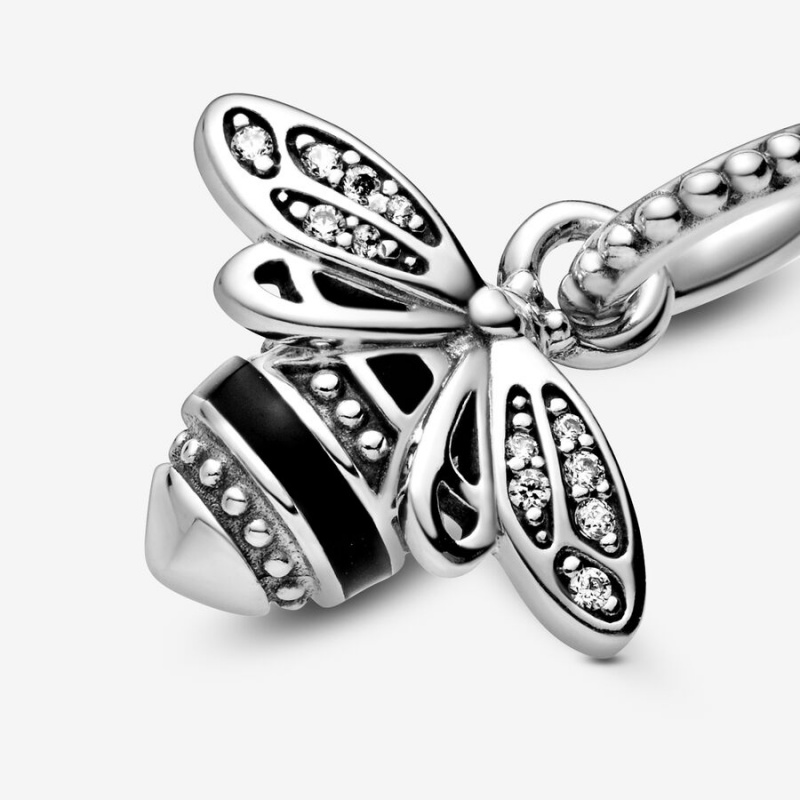 Pandora Sparkling Queen Bee Pendants Sterling Silver | 1275-ETIAS