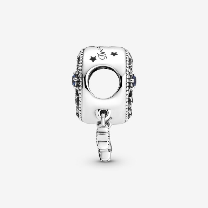 Pandora Star & Crescent Moon Dangle Charms Sterling Silver | 8510-RFVTK