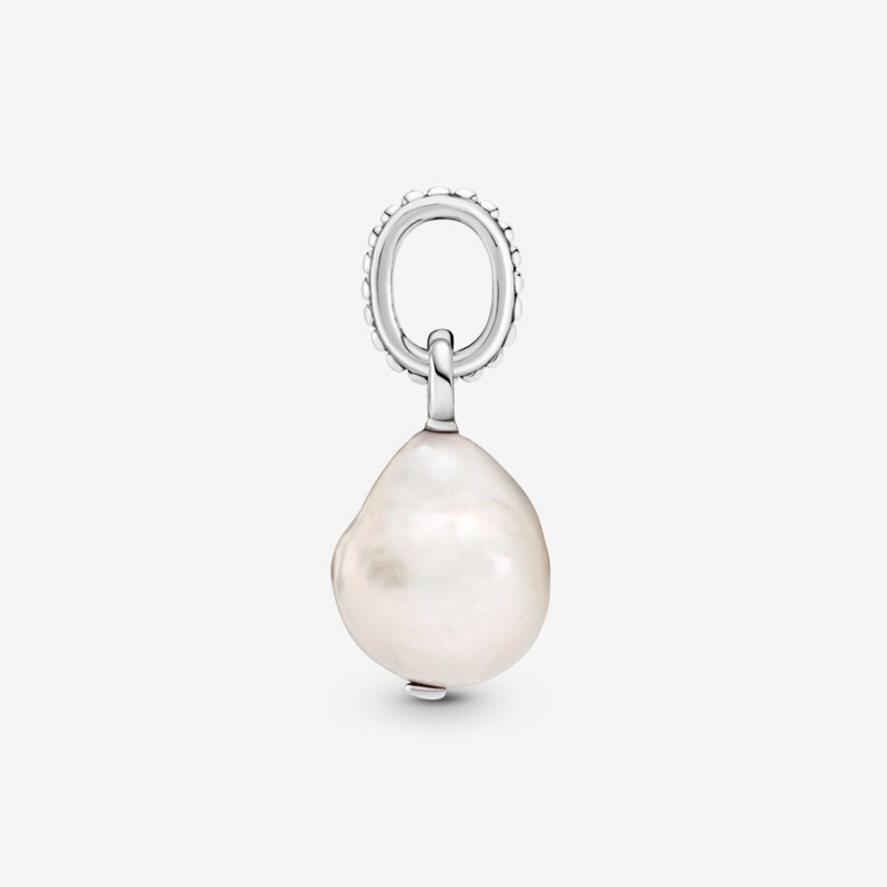 Pandora Treated Freshwater Cultured Baroque Pearl Pendants Sterling Silver | 5042-OIACJ