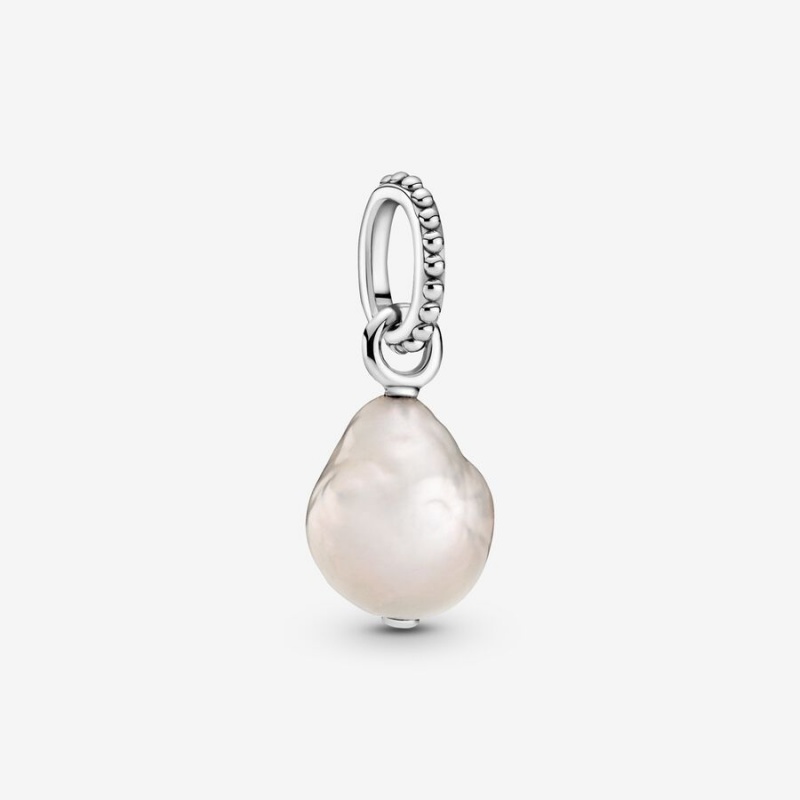 Pandora Treated Freshwater Cultured Baroque Pearl Pendants Sterling Silver | 5042-OIACJ